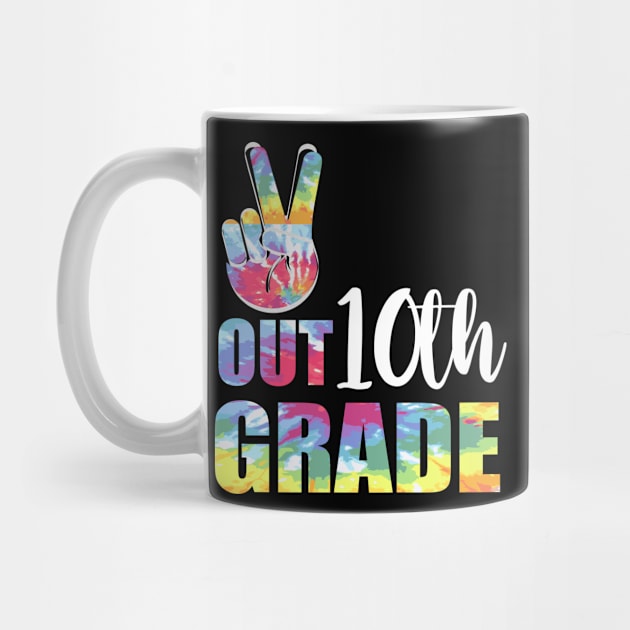 Peace out 10th grade end of school l. Last day of school. Summer break by Prints by Hitz